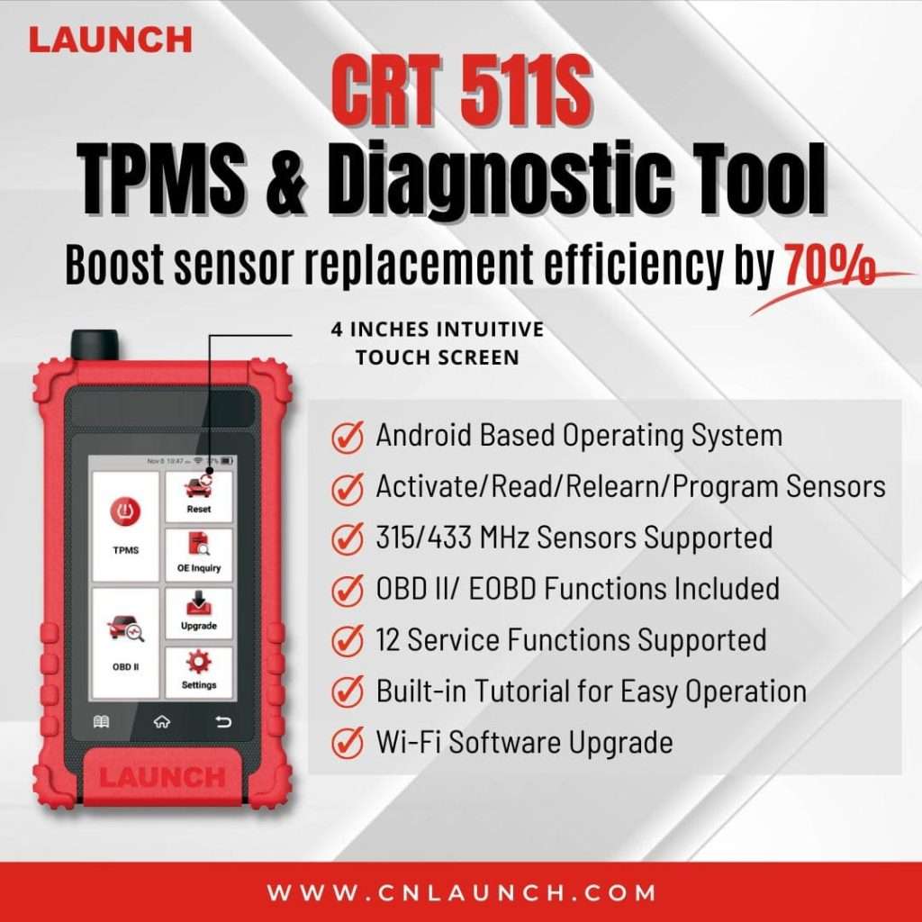 Launch Crt S Tpms Tool Equiptech Automotive